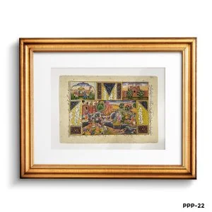 Miniature Painting Of The Procession