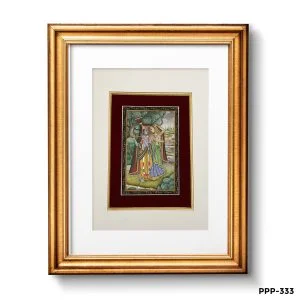 Marble Painting Of Radha Krishna