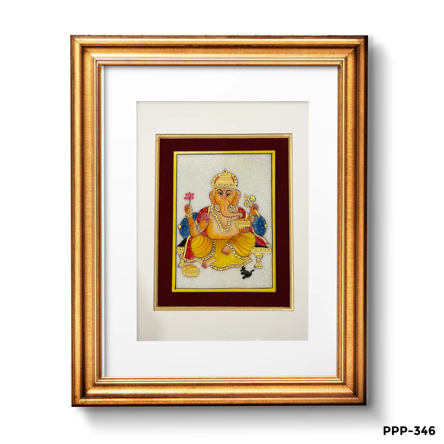 Marble Painting Of Lord Ganesha