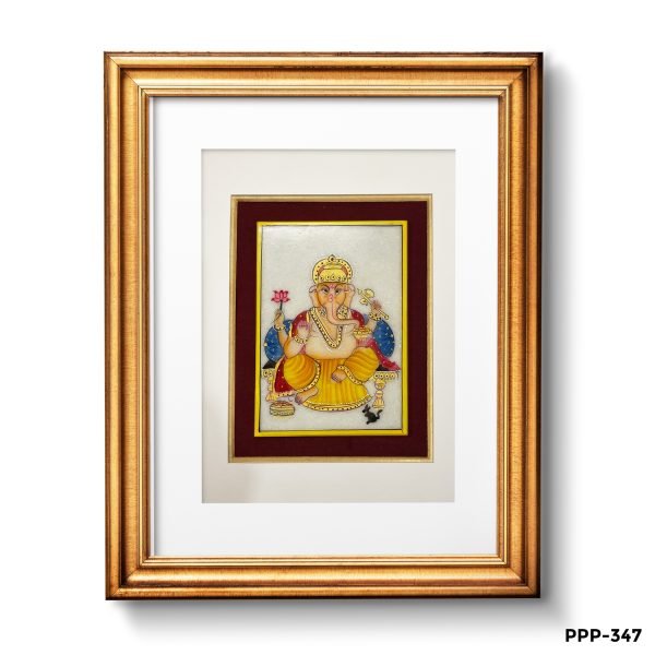 Marble Painting Of Lord Ganesha