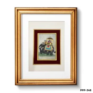 Marble Painting Of Royal Elephant