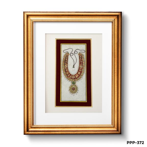 Marble Painting Of Necklace