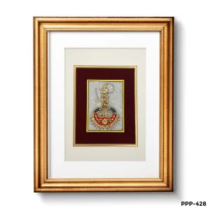 Marble Painting Of Peakock Nath