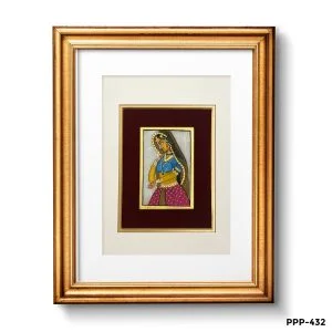 Marble Painting Of Rajasthani Queen