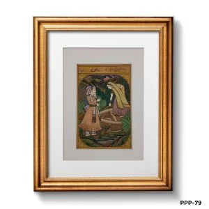 Miniature Painting Of Jahangir With Courtesan