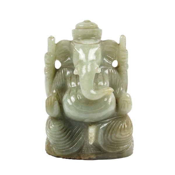 Very intricately carved ganesha in one piece