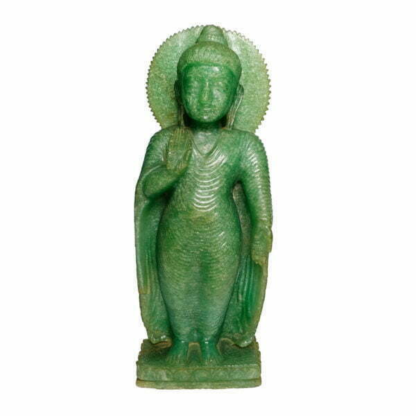 Jade Carved standing Buddha